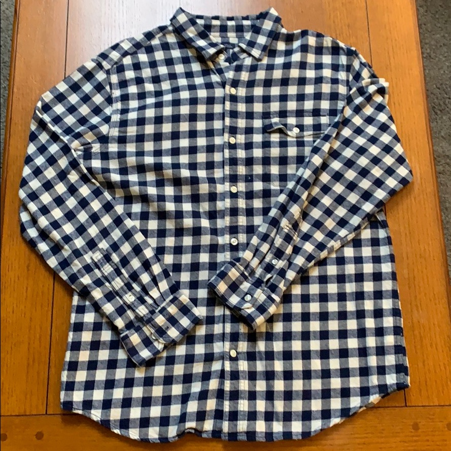 Gap Plaid Button-Down (Large)